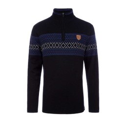 Fera Meister Pablo Sweater Men's in Black and Prussian Blue